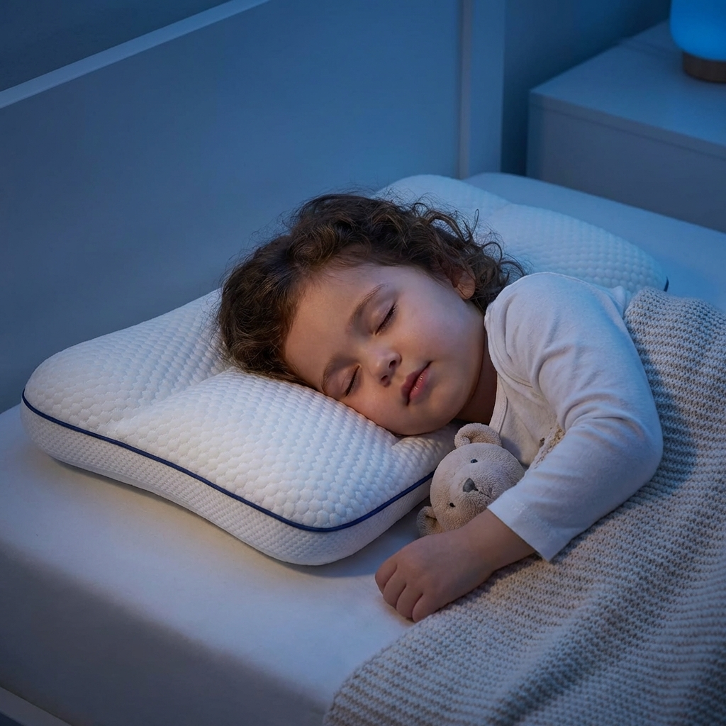 Ergonomic Kids Pillow for Neck and Spinal Alignment
