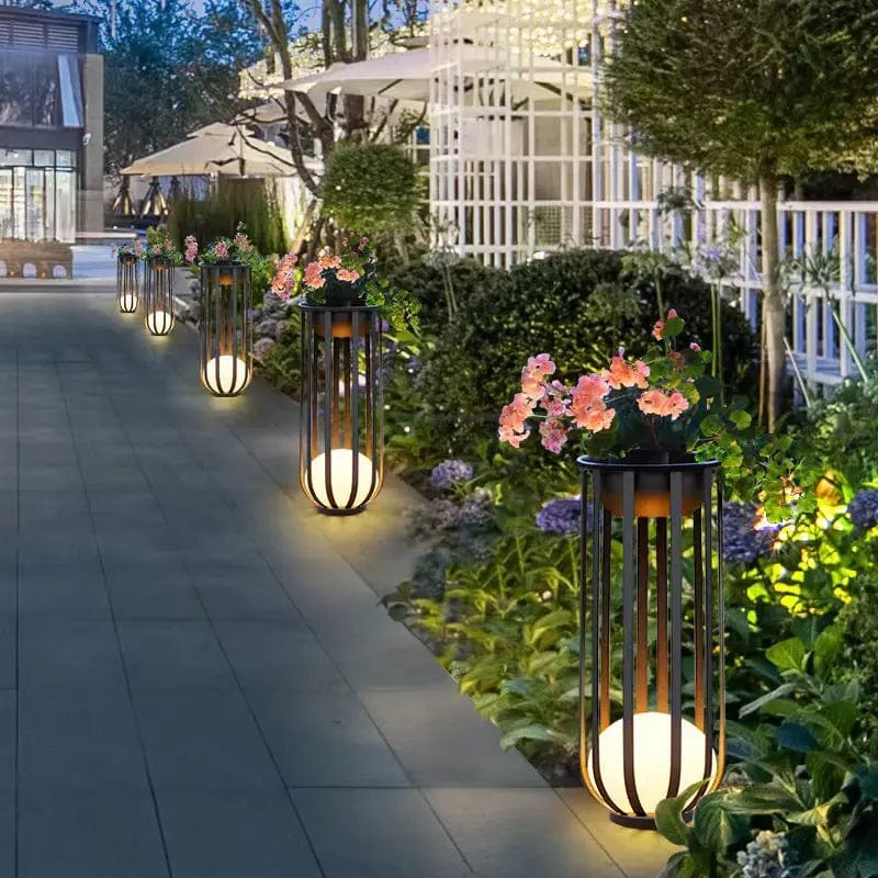 Solar Flower Stand Light — Weatherproof Solar Garden Decoration