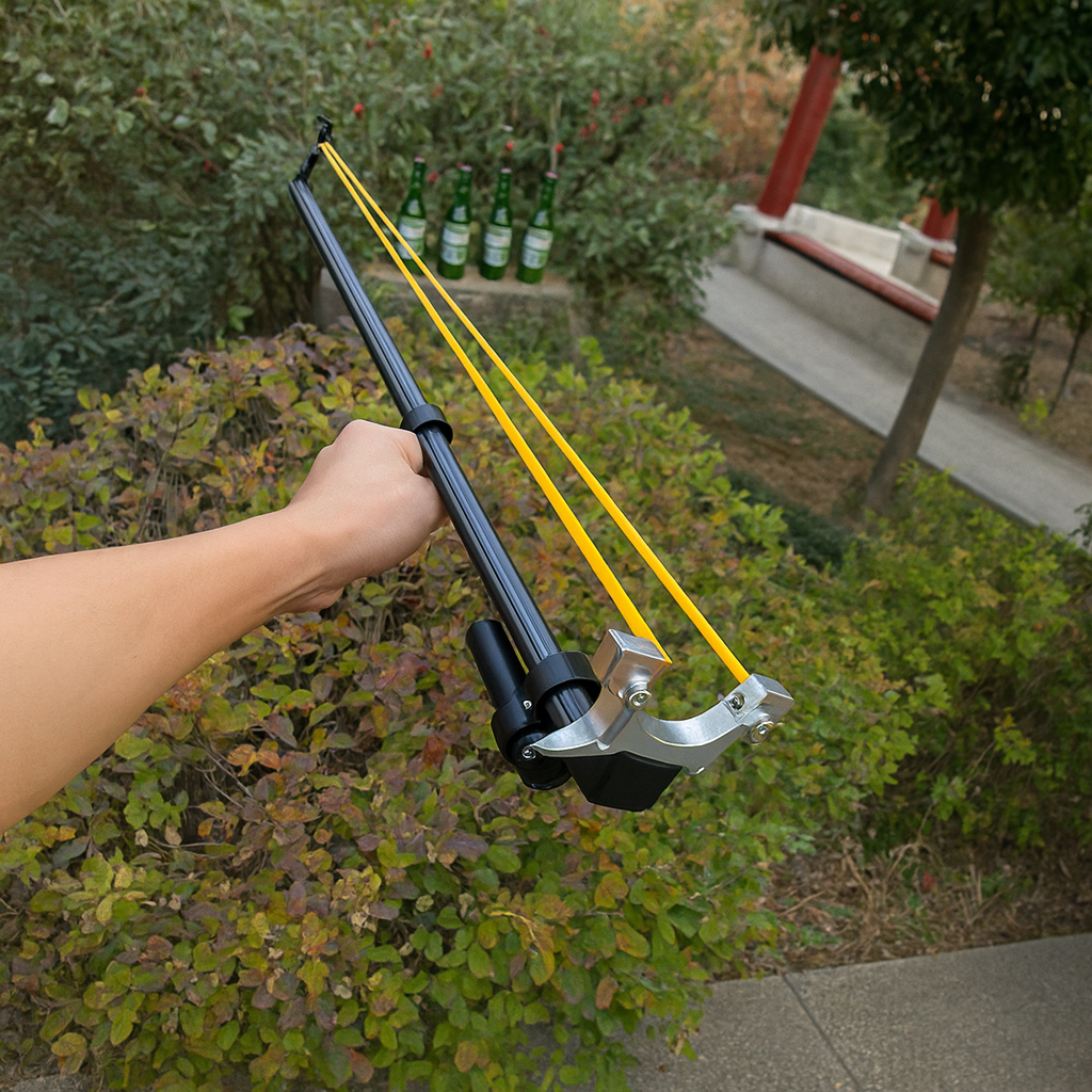 High Power Telescopic Laser Slingshot