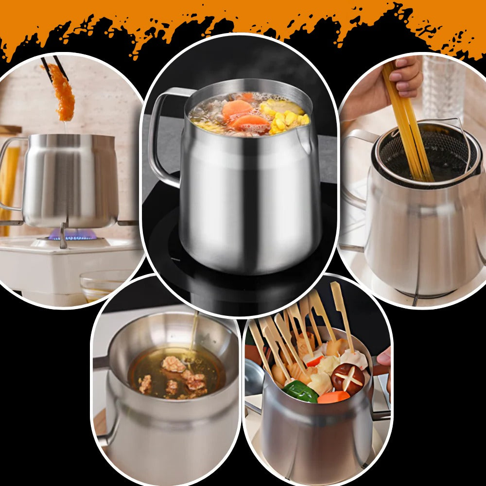 2-in-1 Deep Frying Pot | Filindra