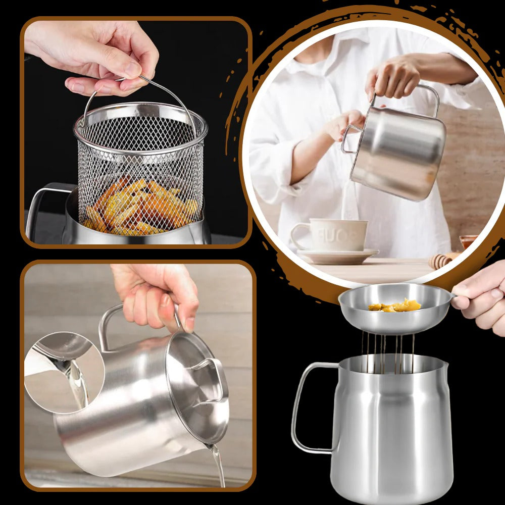 2-in-1 Deep Frying Pot | Filindra
