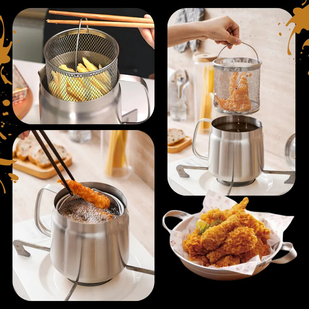 2-in-1 Deep Frying Pot | Filindra