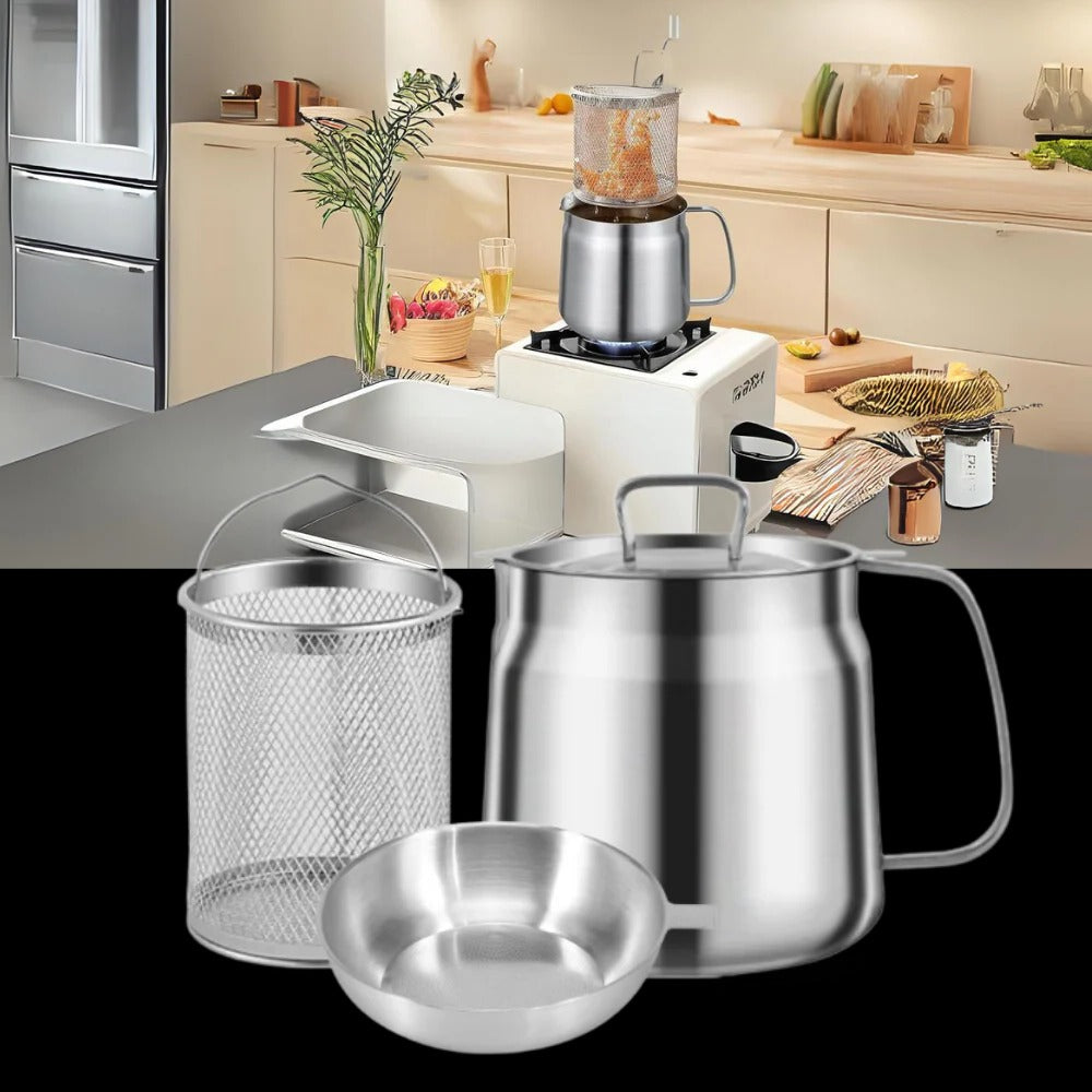 2-in-1 Deep Frying Pot | Filindra