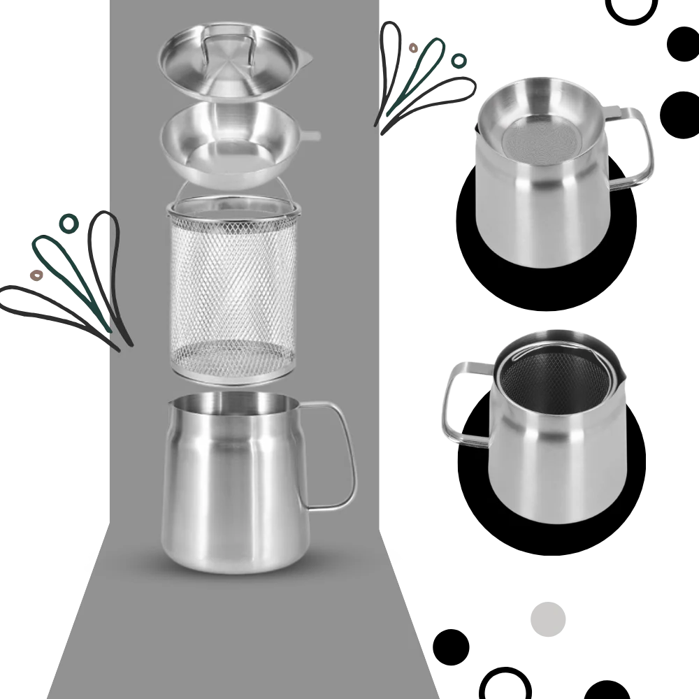 2-in-1 Stainless Steel Deep Frying Pot | Filindra