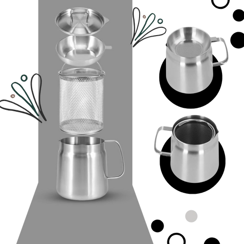 2-in-1 Stainless Steel Deep Frying Pot | Filindra