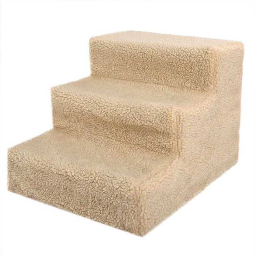 3 Step Portable Dog Stairs For Tall Bed | Filindra