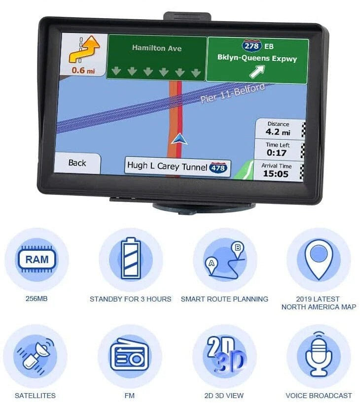 Sistema de navegação GPS de 7" | Filindra