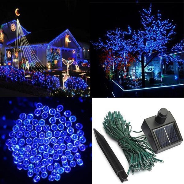 17-Meter String of 100 Led Solar-Powered Fairy Lights | Filindra