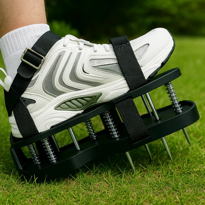 Buty z aeratorem do łatwej pielęgnacji trawnika | Filindra