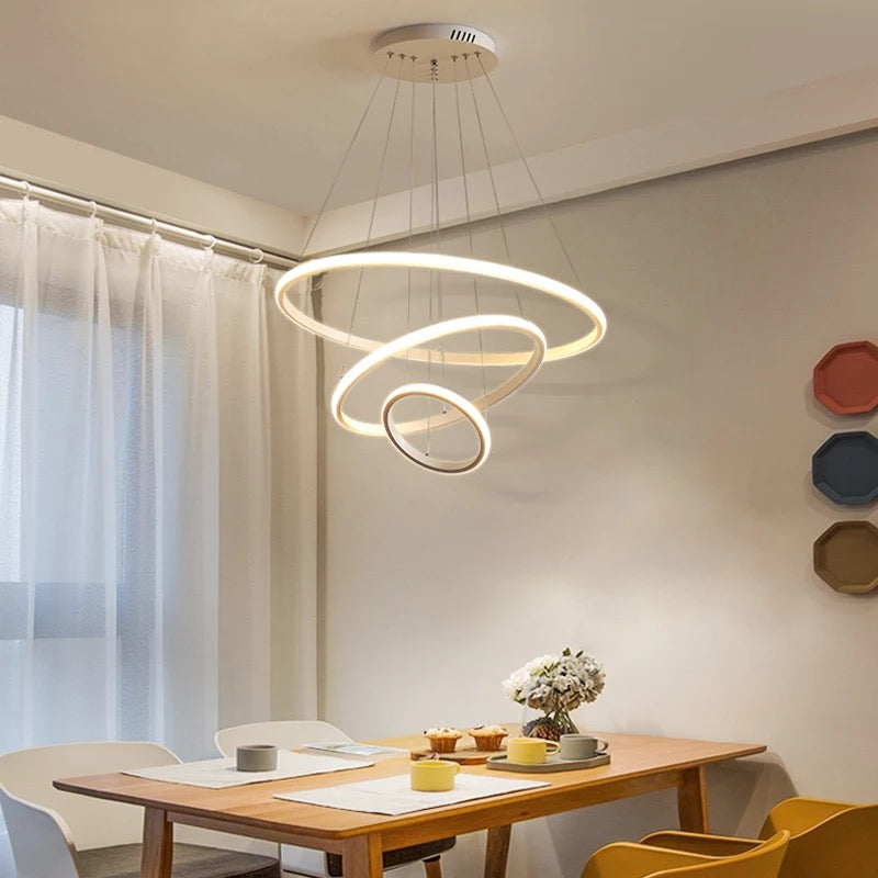 LumaCircle Modern Ring Chandelier Ceiling Light For Living Rooms