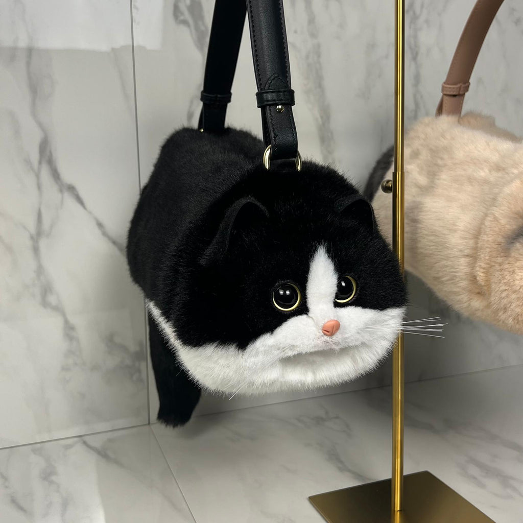 Luksusowa torebka dla kota FluffyFeline — urocza, wysokiej jakości torebka