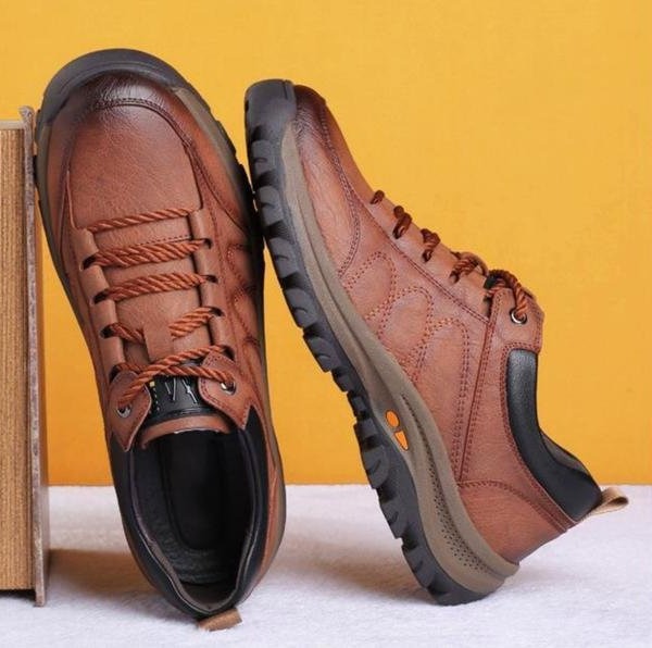 MEN'S ORTHOPEDIC LEATHER SHOES | Filindra