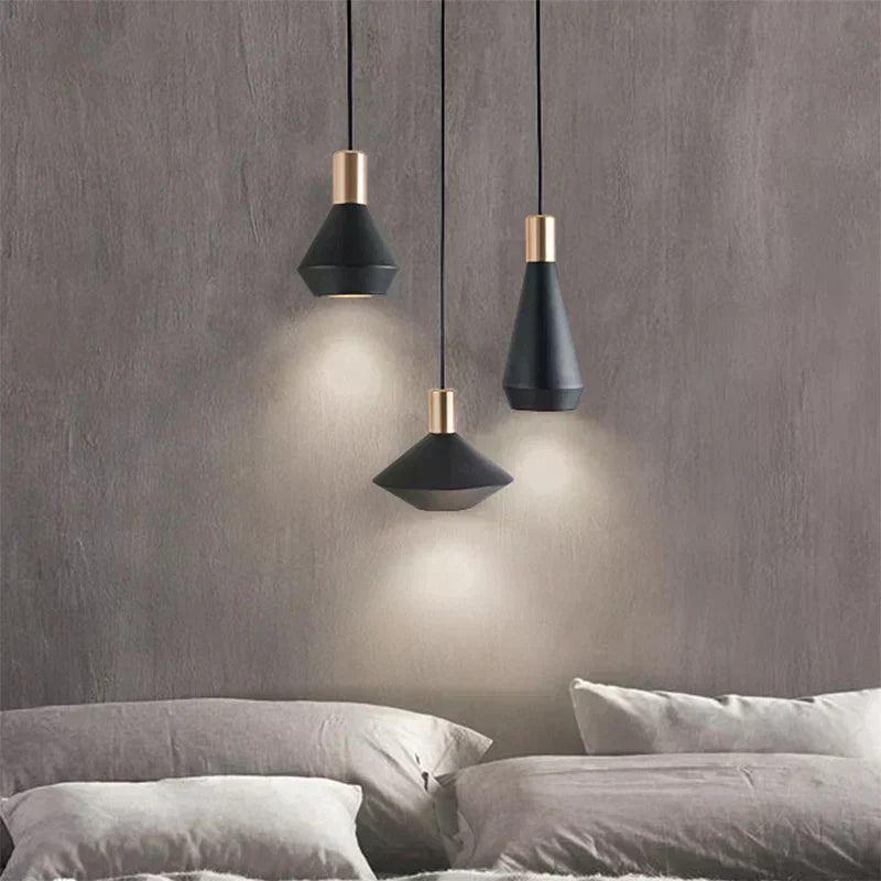 Fjordon Nordic Iron Pendant Light For Kitchen Islands Modern Ceiling Fixture