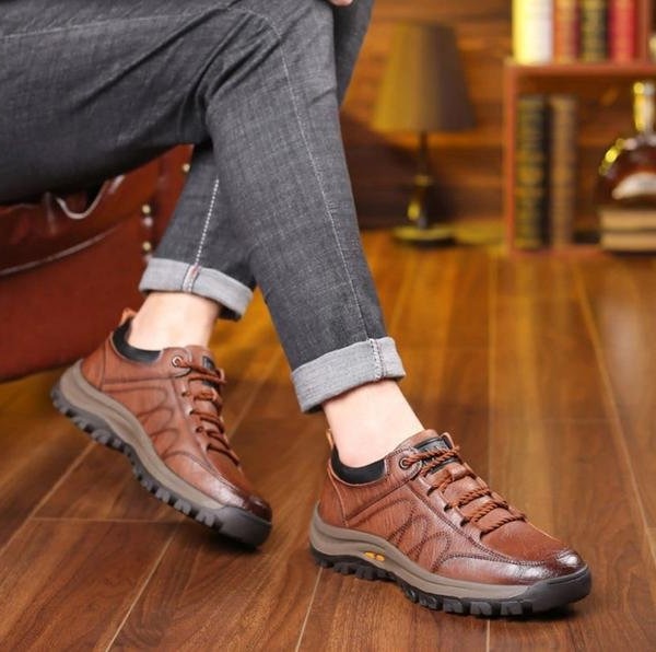 MEN'S ORTHOPEDIC LEATHER SHOES | Filindra