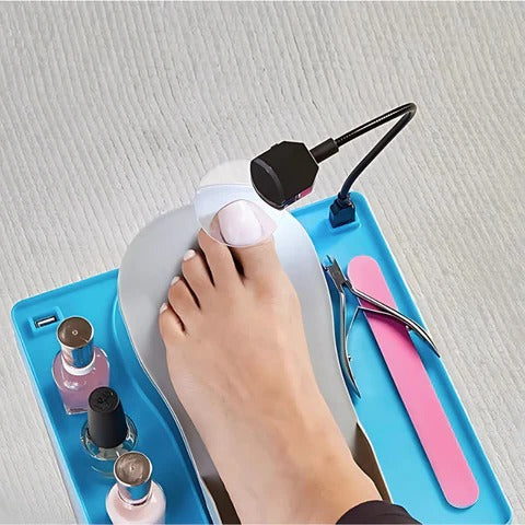 LED拡大鏡付き調整可能ペディキュアレスト | フィリンドラ