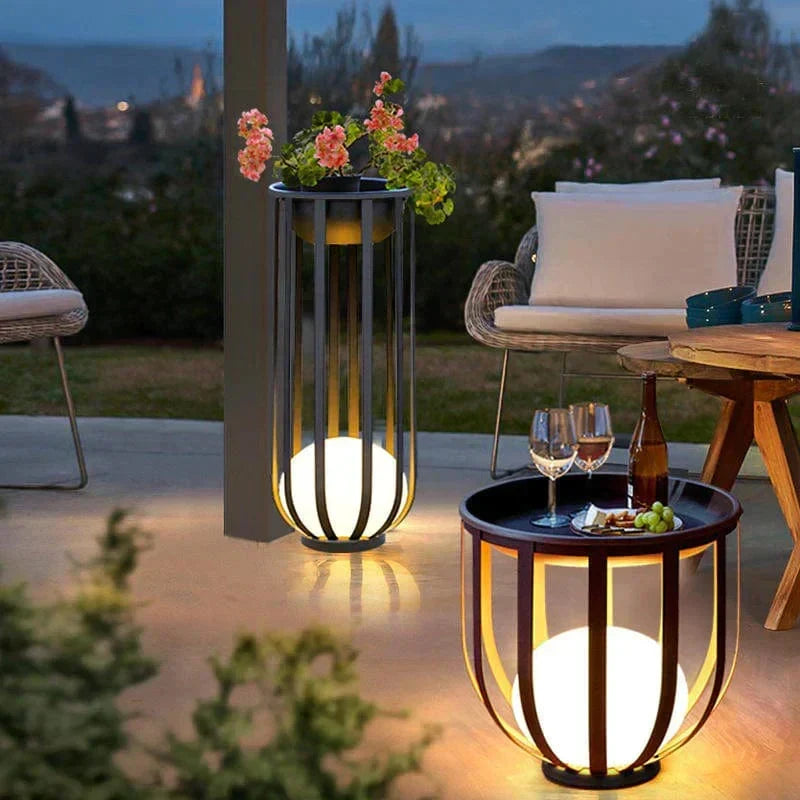 Solar Flower Stand Light — Weatherproof Solar Garden Decoration