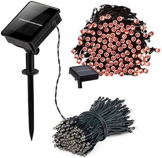 17-Meter String of 100 Led Solar-Powered Fairy Lights | Filindra