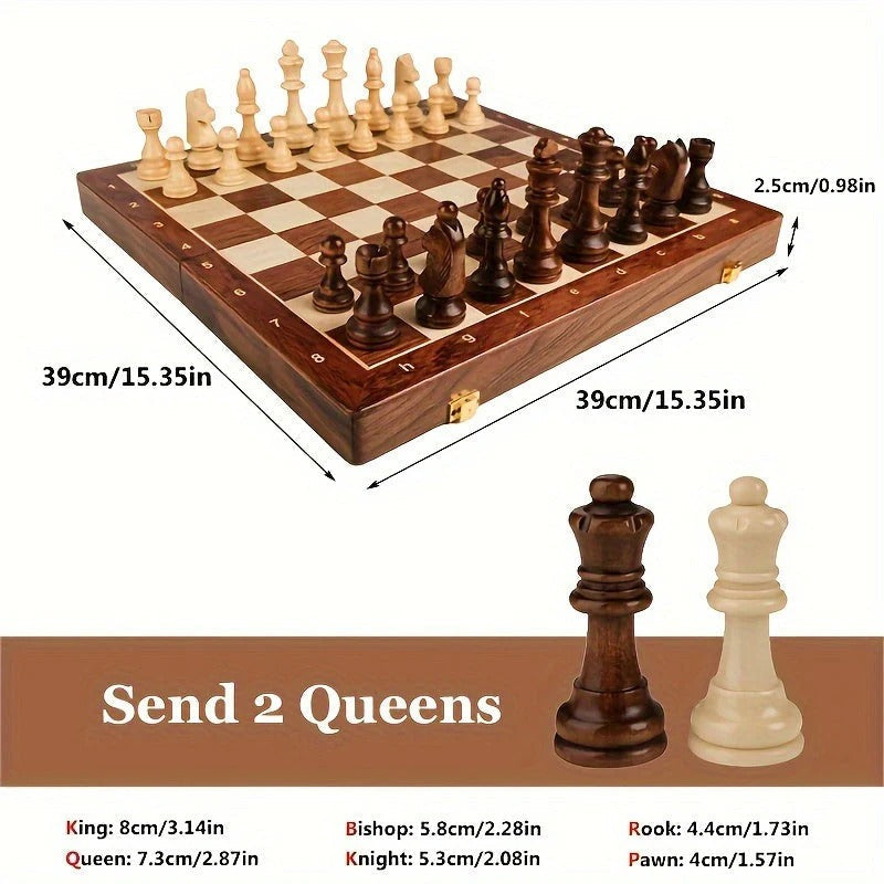 Wooden Chess Set | Filindra