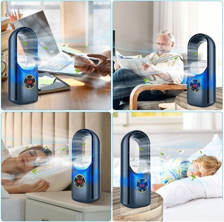 Blade-Free Silent Portable Air Conditioner for Home and Office | Filindra