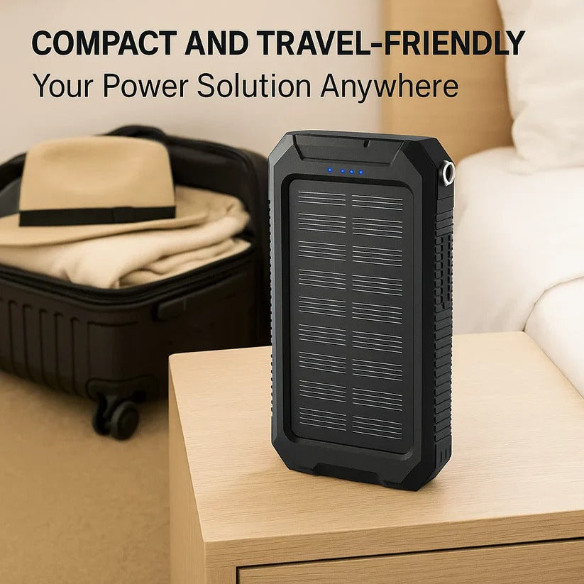 500000mAh Solar Charger Waterproof Power Bank External | Filindra