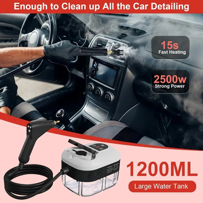 2500W High Pressure Steam Cleaner with Gloves | Filindra