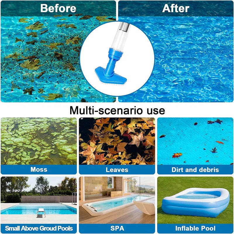 3 in 1 Cordless Rechargeable Pool Vacuum Cleaner | Filindra