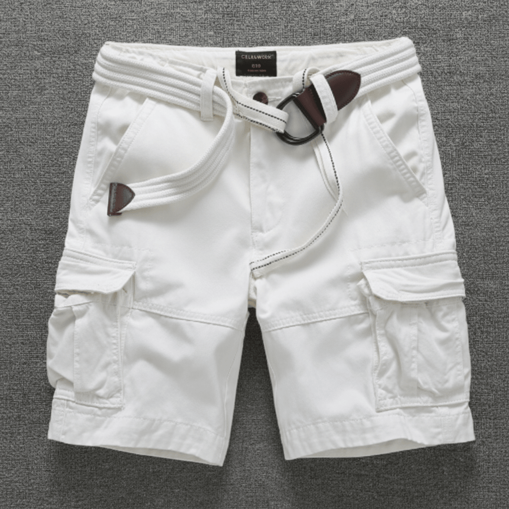 Functional Lightweight Cargo Shorts — Multi-Pocket Layout, Relaxed Cut