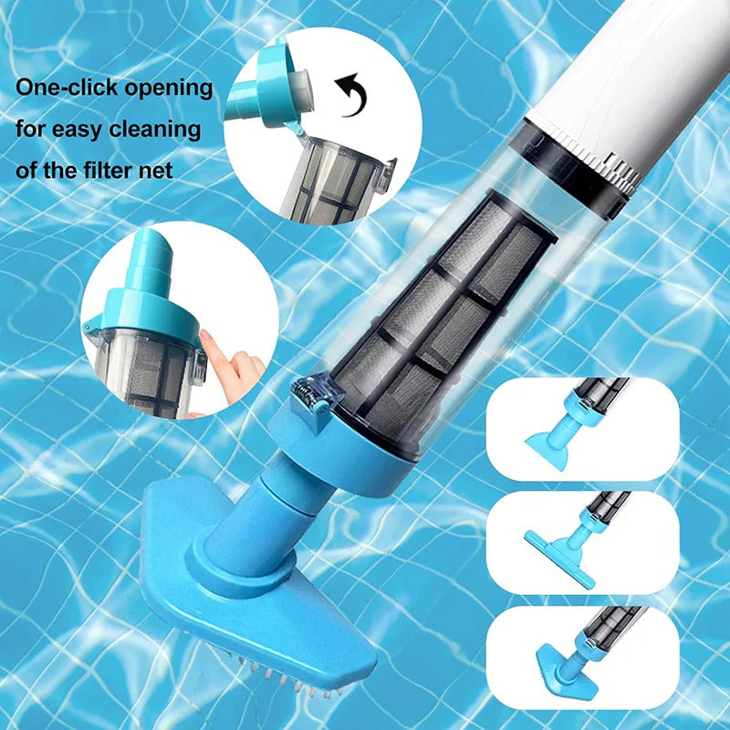 3 in 1 Cordless Rechargeable Pool Vacuum Cleaner | Filindra