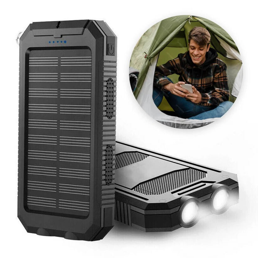 500000mAh Solar Charger Waterproof Power Bank External | Filindra