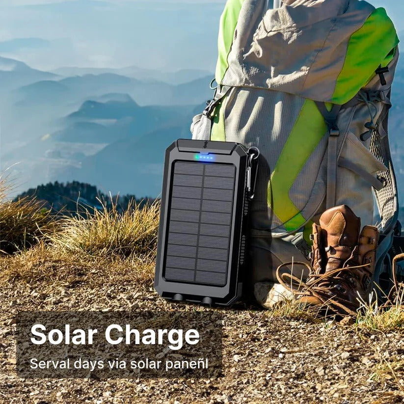 500000mAh Solar Charger Waterproof Power Bank External | Filindra