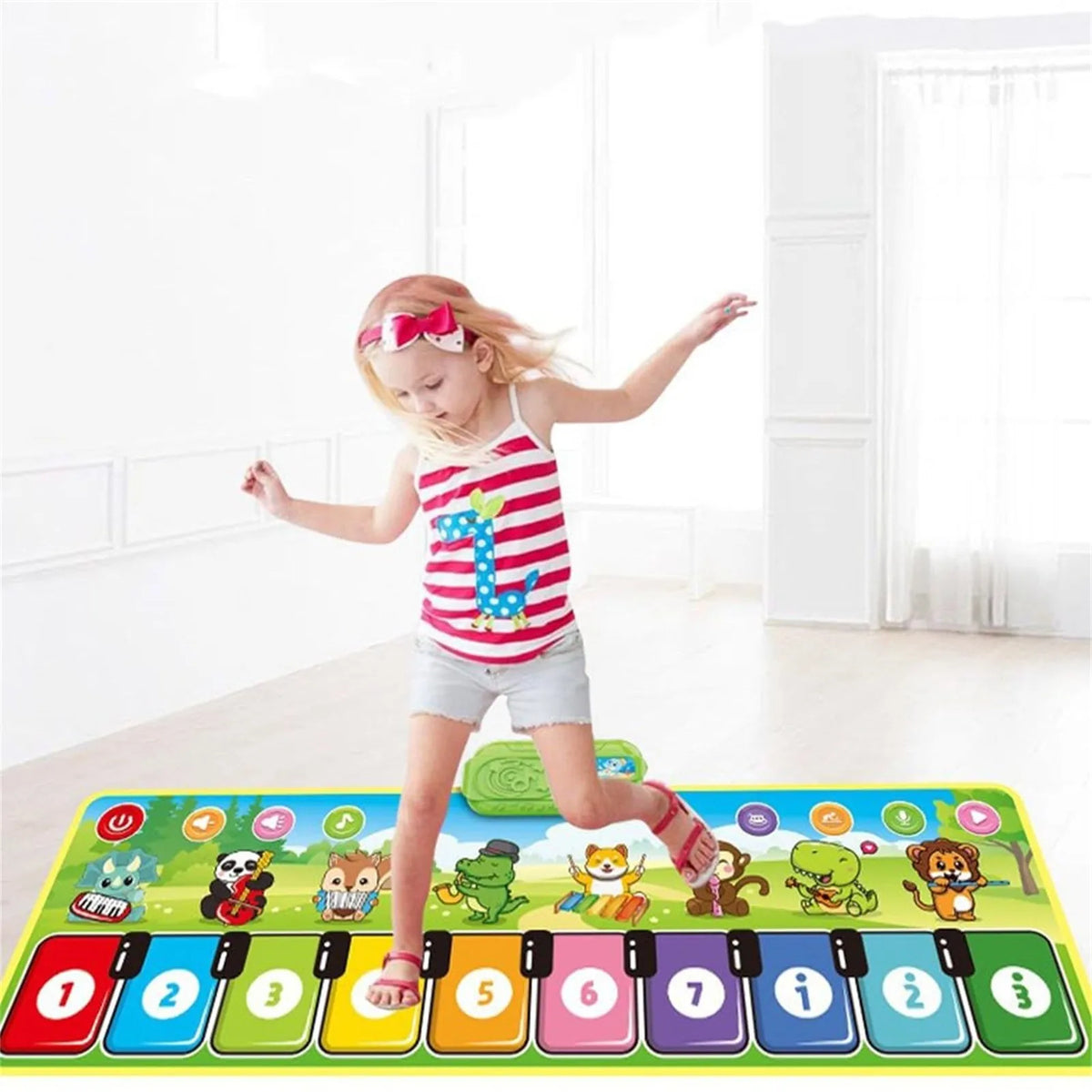 NovaPulse Colorful Floor Piano Mat — Kid-Friendly Sound Play Pad