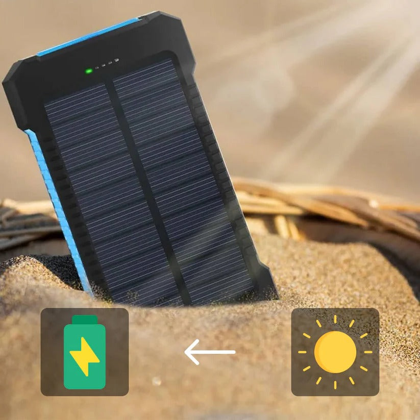 500000mAh Solar Charger Waterproof Power Bank External | Filindra