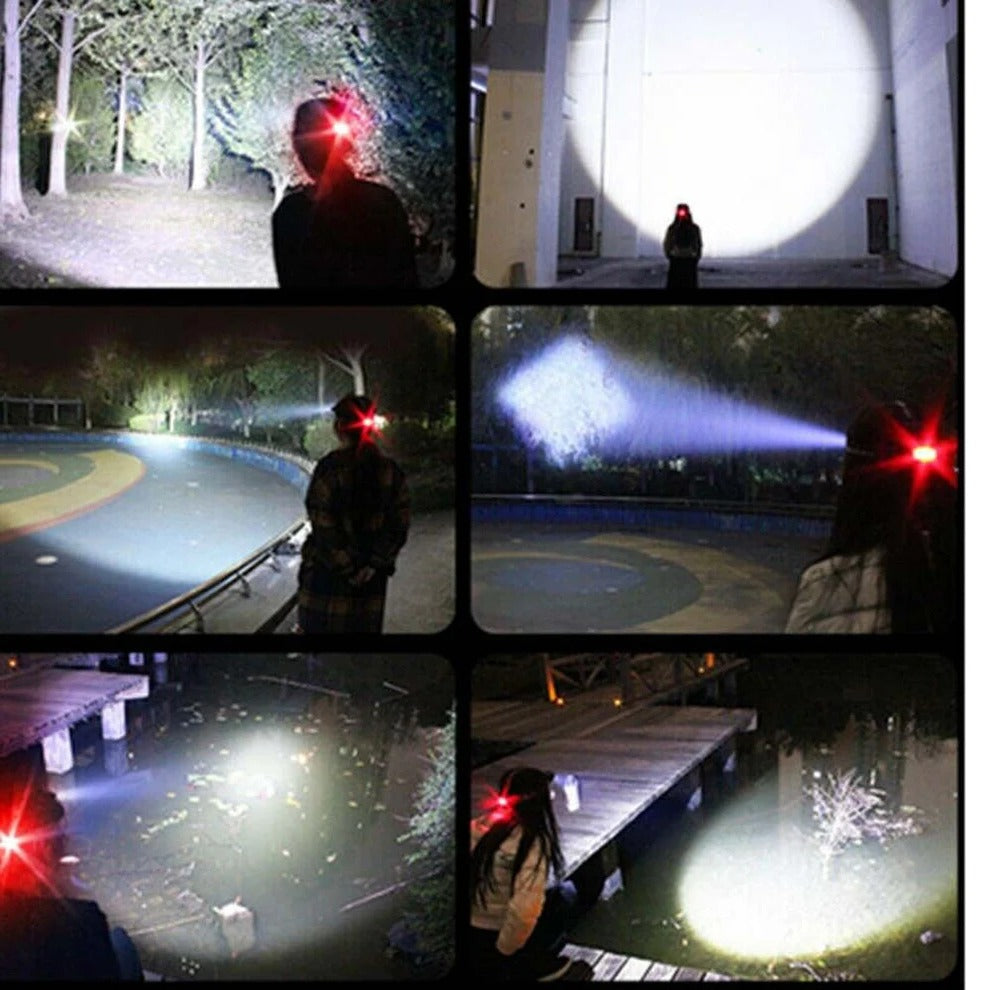 990000LM Rechargeable LED Headlamp | Filindra