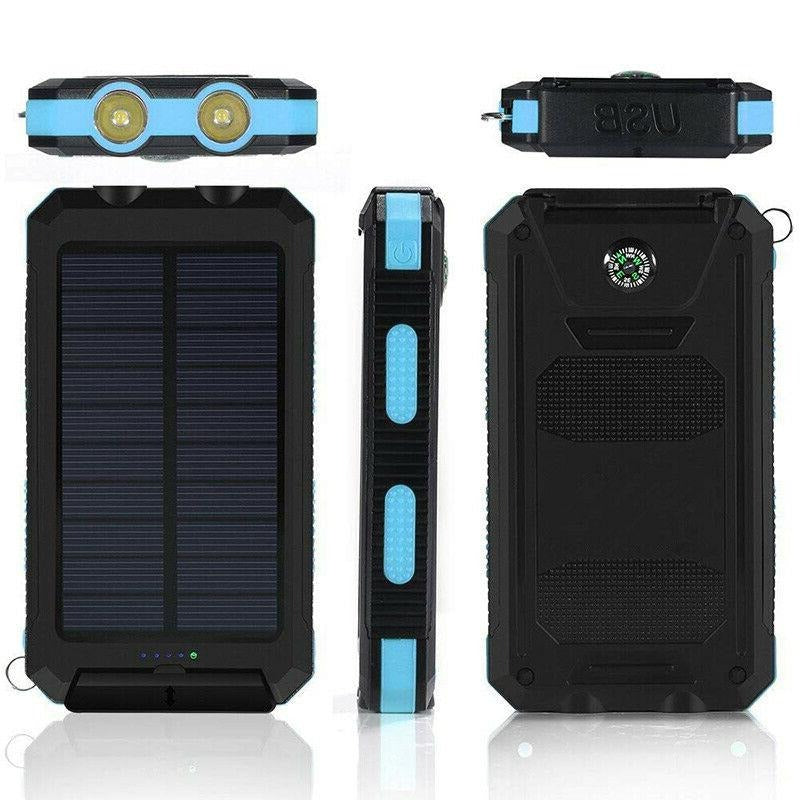 500000mAh Solar Charger Waterproof Power Bank External | Filindra