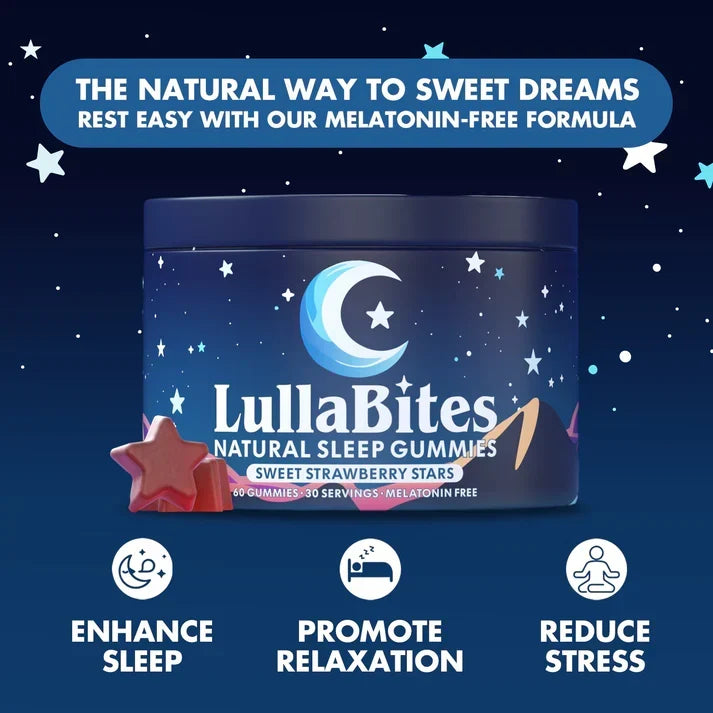 حلوى النوم القابلة للمضغ LullaBites: راحة عميقة وصفاء صباحي