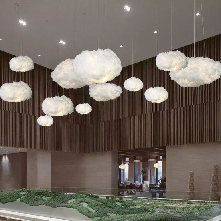 Cloud Lighting Lamp — měkké rozptýlené světlo, design ve tvaru oblaku