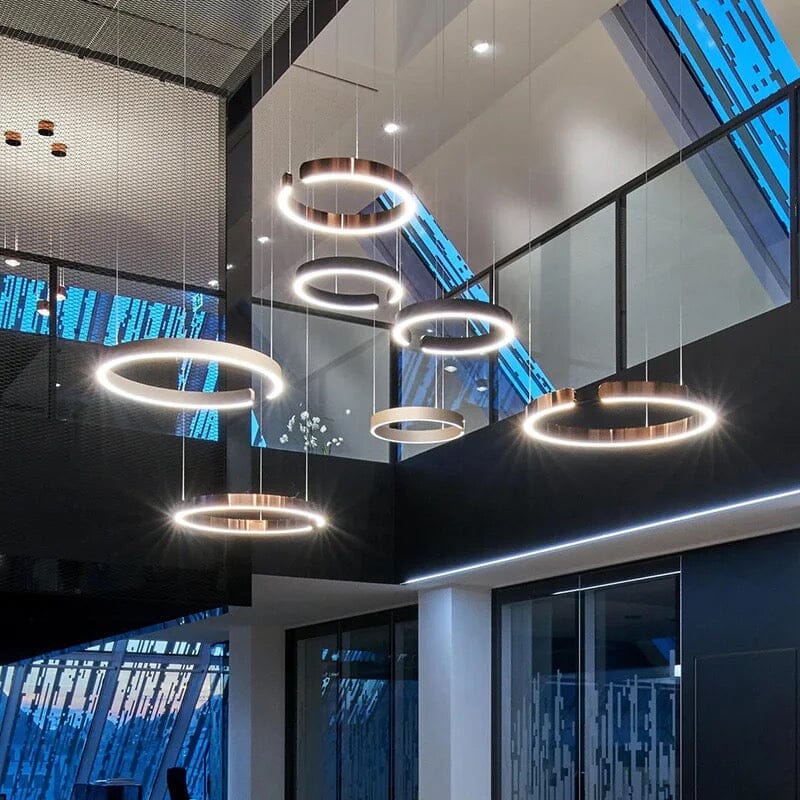 Liora Nordic Ring Chandelier With Elegant Modern Lighting