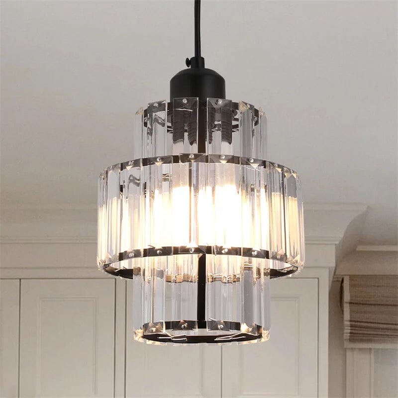 Lyra Crystal Pendants In Black And Gold For Modern Homes
