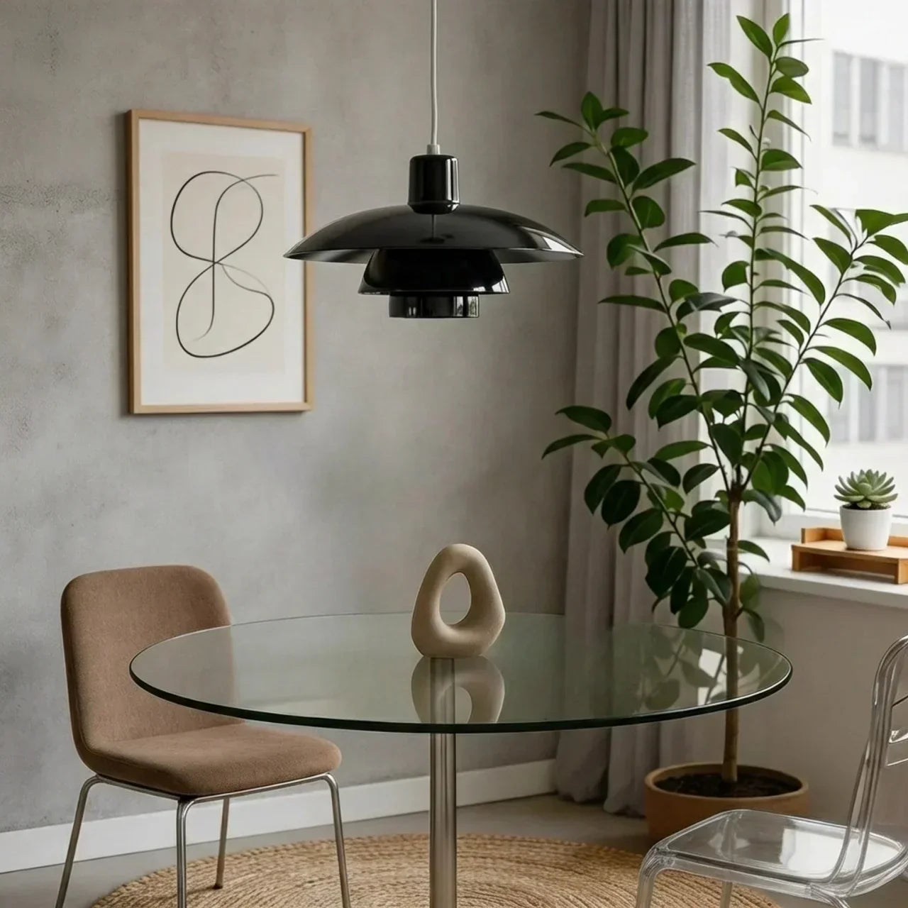 Minimalist Danish Modern Ceiling Chandelier