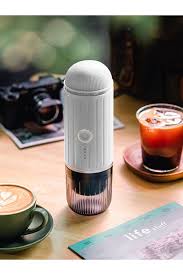 Portable Self-Heating Espresso Maker — USB-C, Ground Coffee/Nespresso