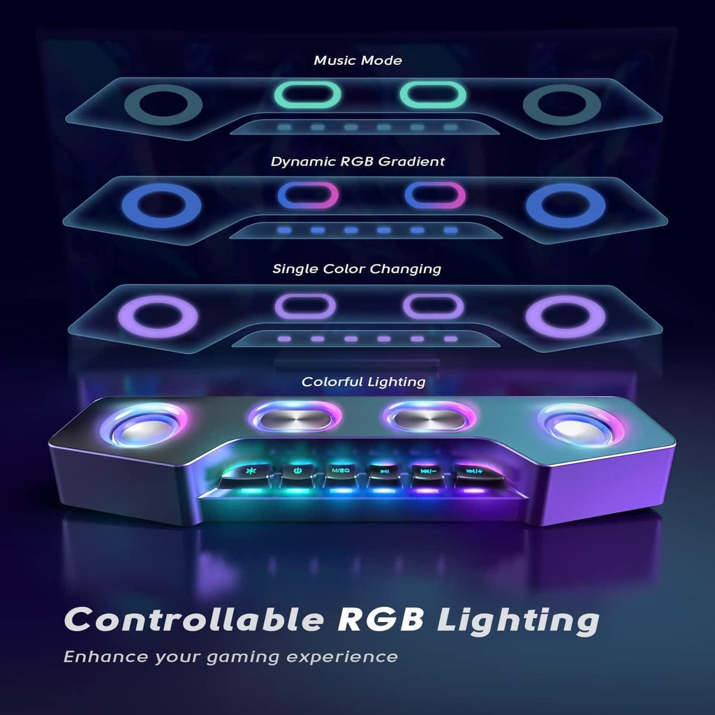 Wireless RGB Computer Speakers | Filindra