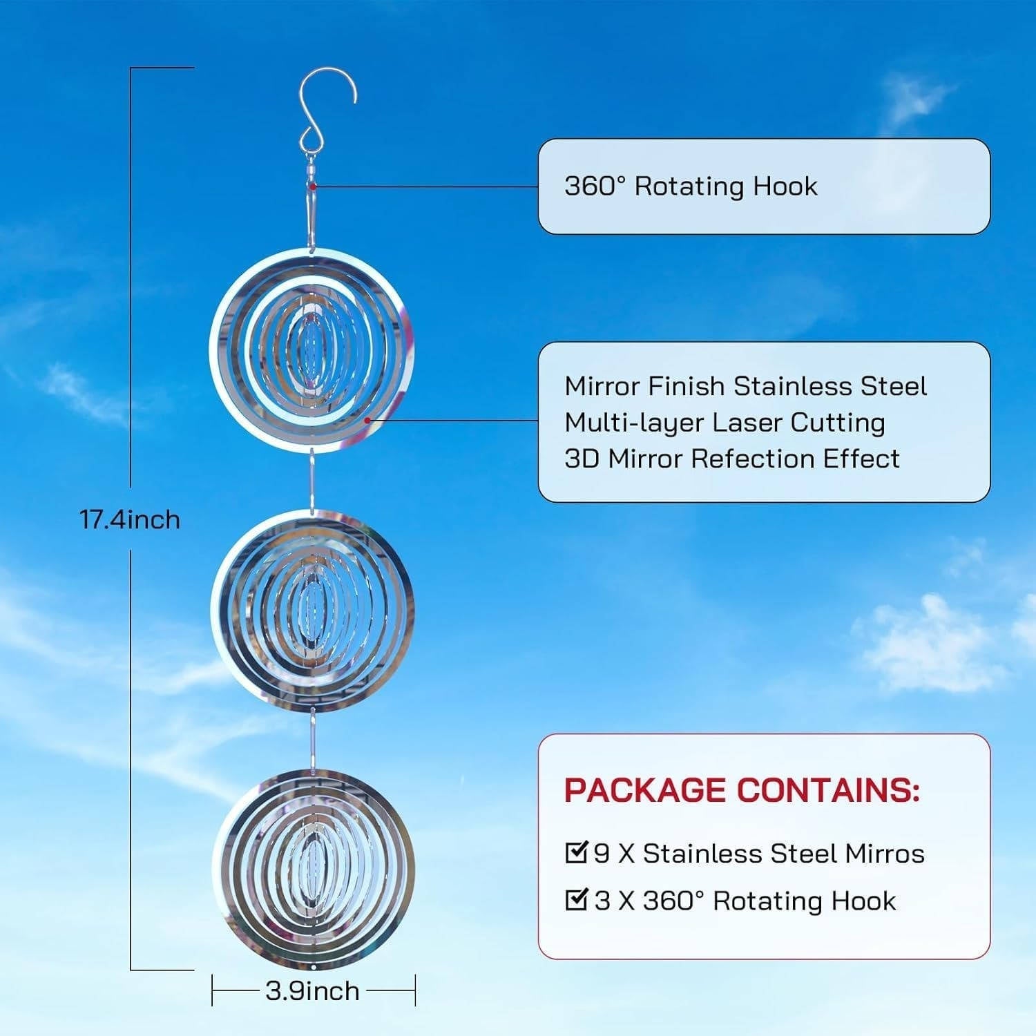 Outdoor Bird Deterrents Scare Device | Filindra