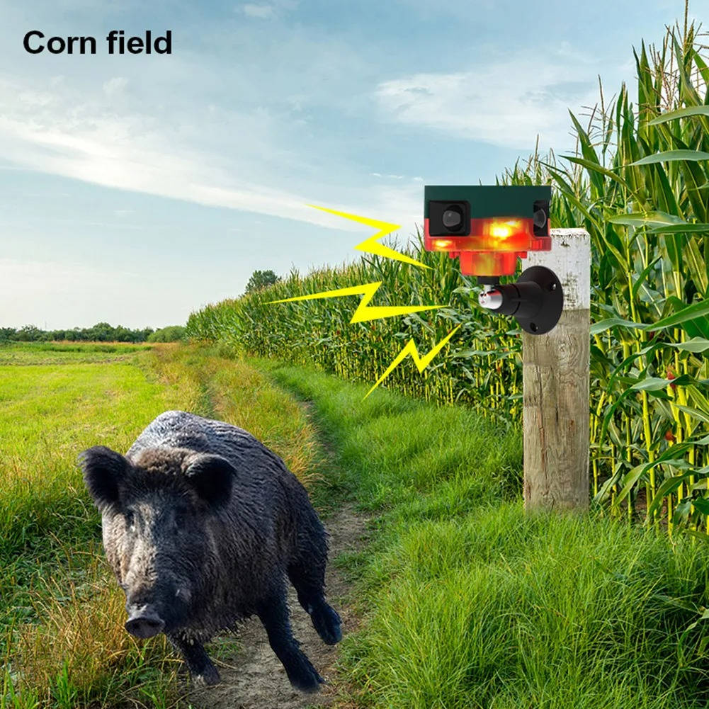 360 Degree Solar Repeller For Pigeon Bird Wild Boar Rabbit Deer | Filindra