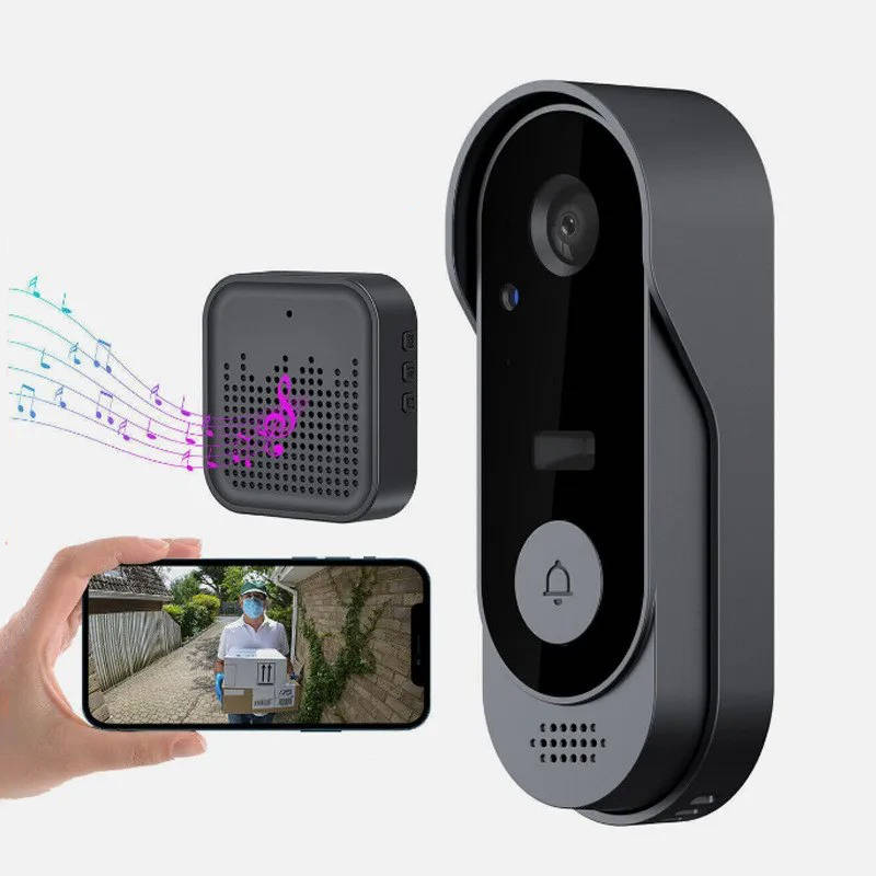 Wireless Smart Video Doorbell | No Subscription Needed | High Definition Camera Doorbell | Filindra