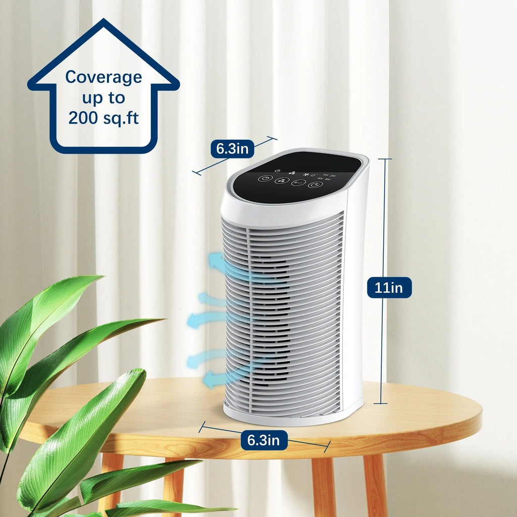 Air Purifier HEPA Filter For Indoor 200 Square - 99.9% Removal | Filindra