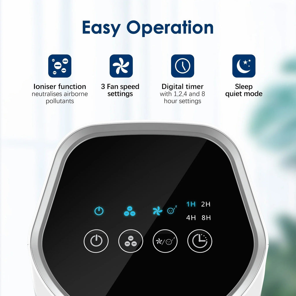 Air Purifier HEPA Filter For Indoor 200 Square - 99.9% Removal | Filindra