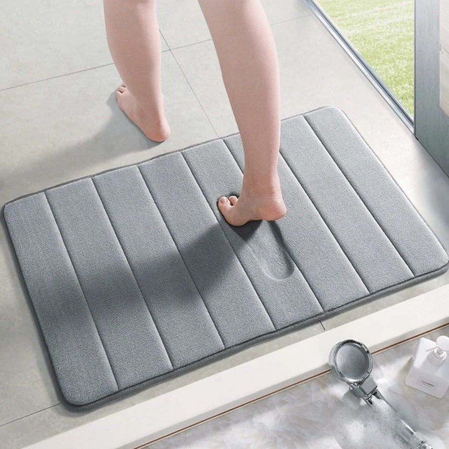 3-Piece Memory Foam Bath Mat Set — Non-Slip, Plush Comfort