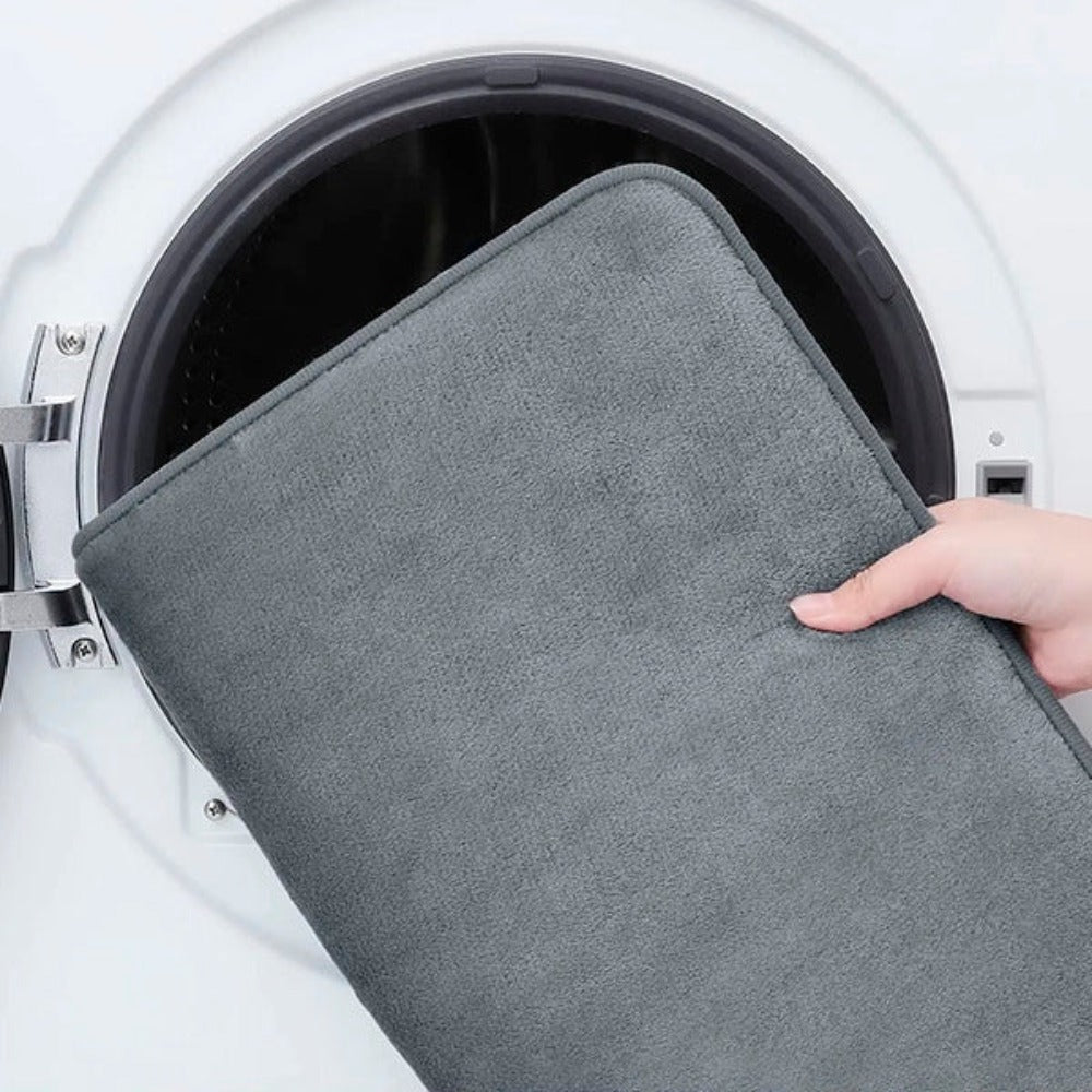 Luxuriöse rutschfeste Badematte aus Memory-Schaum — schnelltrocknend und gepolstert