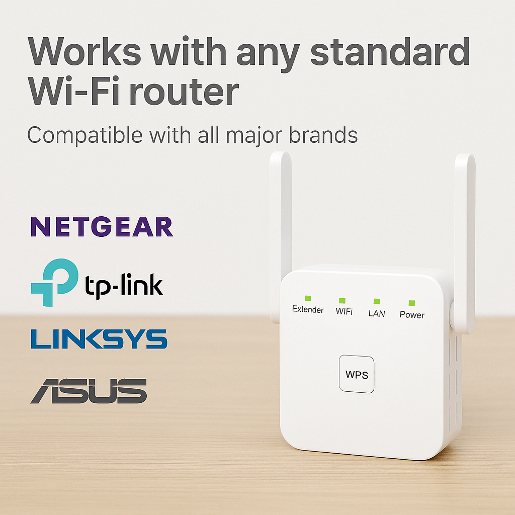 Amplificator de semnal WiFi AeroLink Ultra Dual Band — Rază de acoperire extinsă