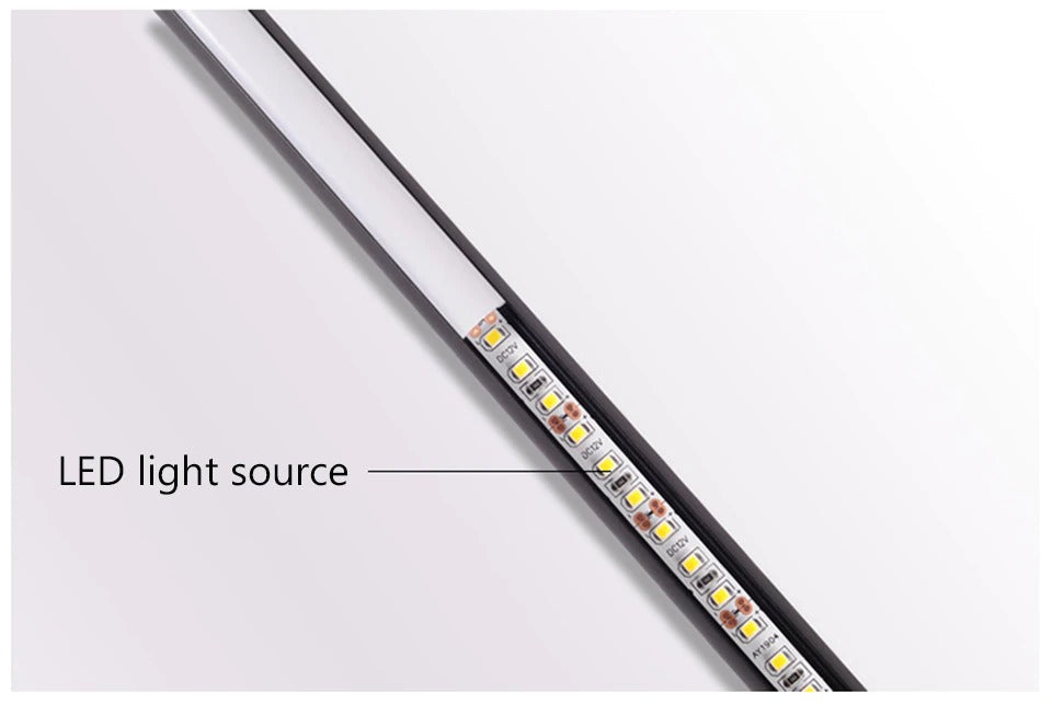 Lámpara de pie The Dahl — luz LED moderna, base redonda estable
